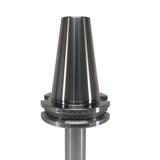 CAT40 Shrink Fit - 3/16" Bore - 4.72" Gage Length