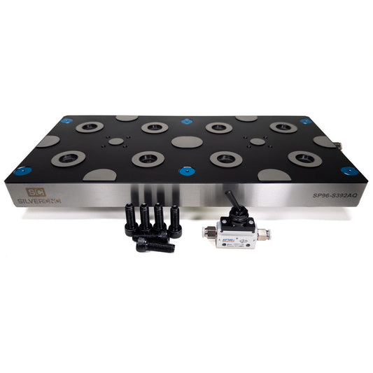 96mm 2-Station Zero Point Pneumatic Baseplate