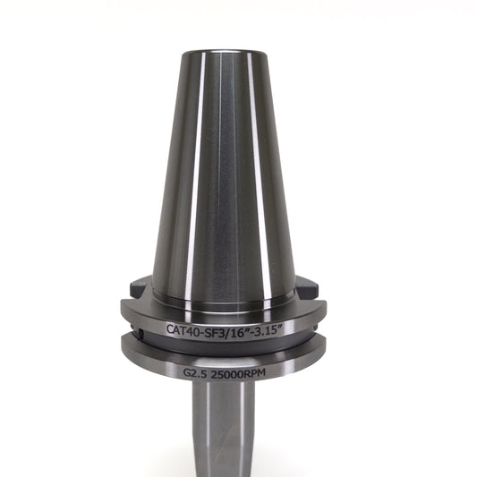 CAT40 Shrink Fit - 3/16" Bore - 3.15" Gage Length