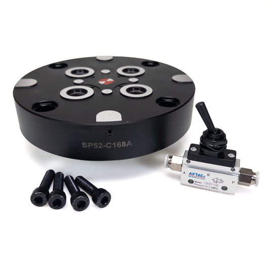 52mm Round Zero Point Pneumatic Baseplate